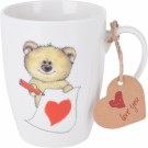 Krus Bamse med hjerte 330 ml thumbnail