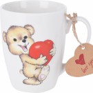 Krus Bamse med hjerte 330 ml thumbnail