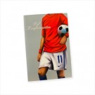 Konfirmasjonskort med konvolutt Fotballgutt thumbnail
