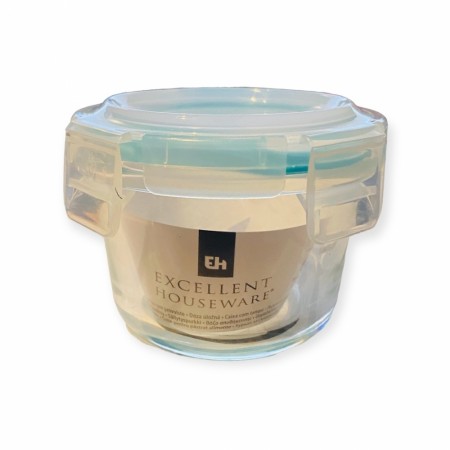 Glasskrukke med tett lokk 100 ml
