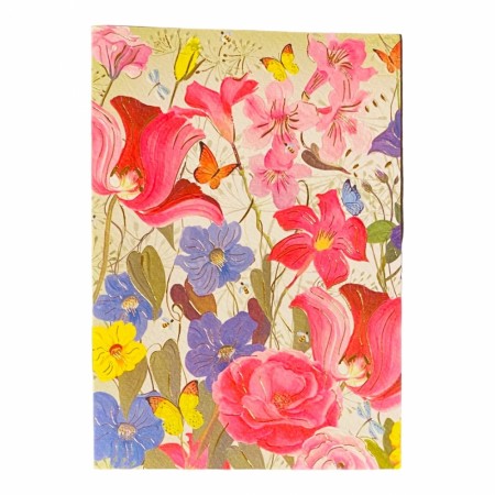 Gratulasjonskort dobbelt med konvolutt Blomster