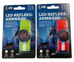 LED refleksarmbånd