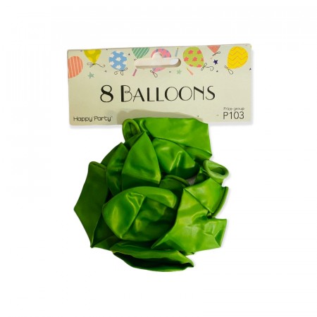 Ballonger 8 pk. grønne