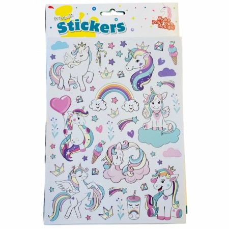 Stickers Enhjørning 2 ark