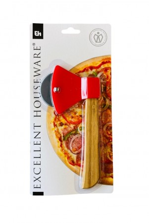 Pizzahjul formet som en øks