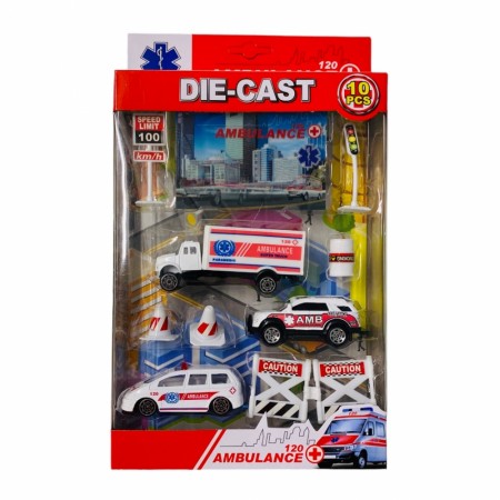 Action-sett Ambulanse 10 deler