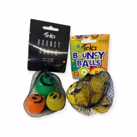 Sprettballer 3 pk. smily Tinka