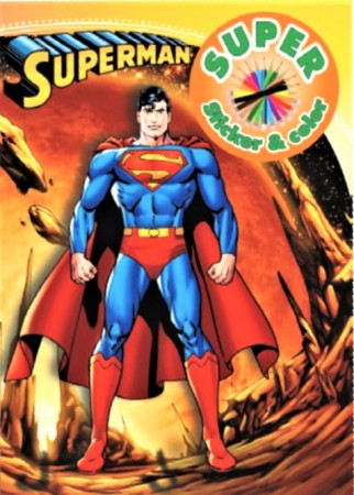 Malebok Supermann 16 sider