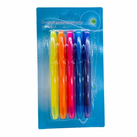 Markeringstusjer 5 pk. 
