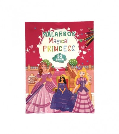 Fargeleggingsbok prinsesser