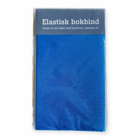 Bokbind elastisk - blått