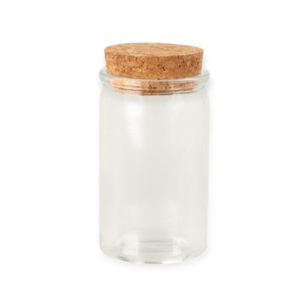 Glassflaske/krukke med kork