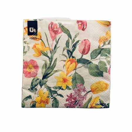 Servietter 16 pk. Blomster