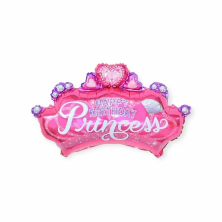 Folieballong Prinsesse 74x56 cm