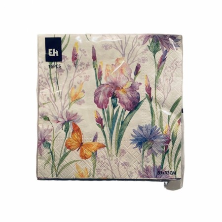 Servietter 16 pk. Blomster