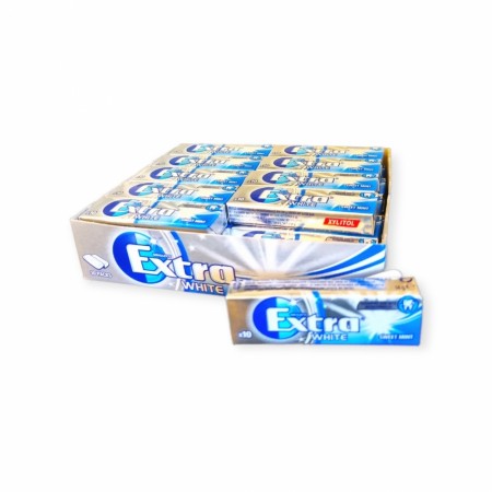 EXTRA WHITE sweet mint 30 pakker a 10 STK HEL ESKE Superpris!