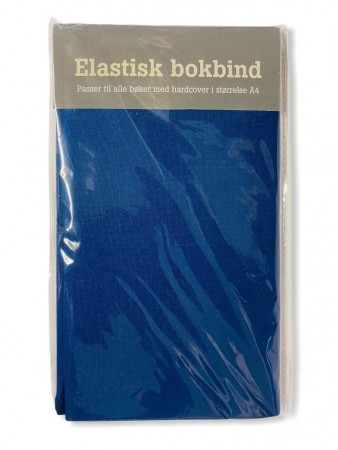 Elastisk bokbind - mørk blå