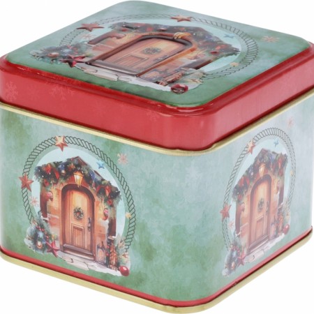 Kake/gave-boks hus 8x8x6,5 cm
