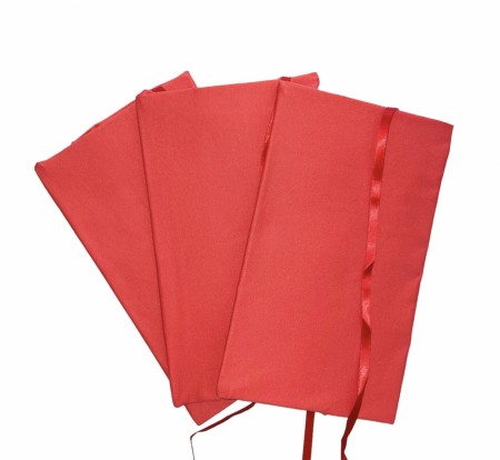 Bokbind elastisk 3 pk Rød