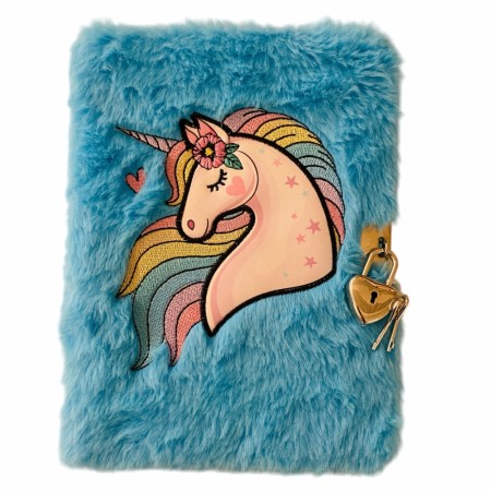 Fluffy skrivebok med lås - Tinka SUPERPRIS!