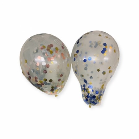 Ballonger med konfetti 4 pk. Tinka