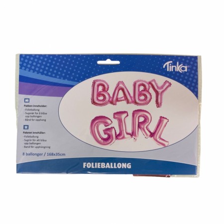 Folieballong Baby Girl