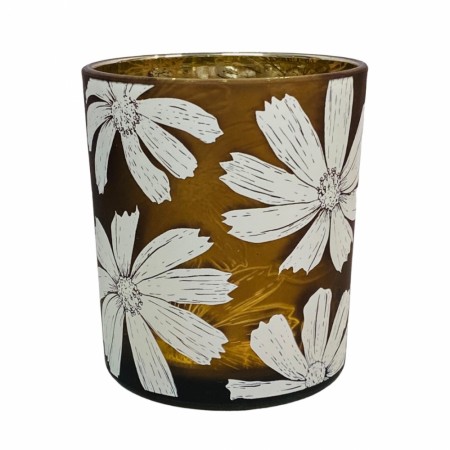 Lysglass med blomstermønster Trend design
