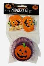 Cupcake/muffins-former 20 stk Halloween