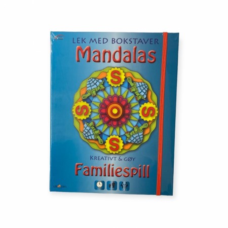 Mandala familiespill med bokstaver