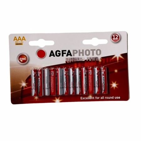 Batterier, 12 pk. Agfa AAA