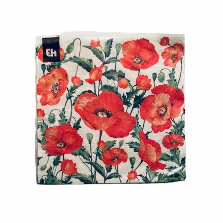 Servietter 16 pk. Blomster 