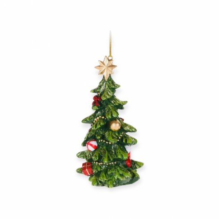 Juletre med glitter 10 cm