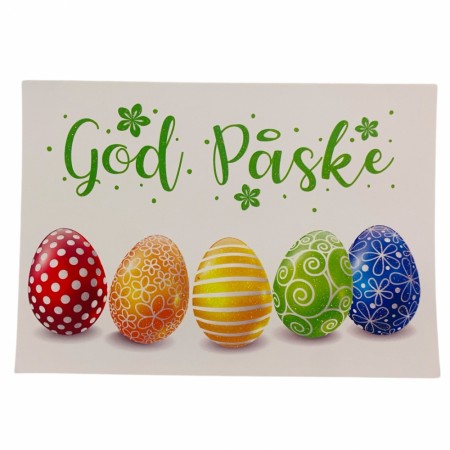 Påskekort Enkelt Påskeegg